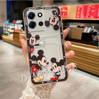 เคสโทรศัพท์มือถือนิ่ม ลาย MN MK น่ารัก พร้อมช่องใส่บัตร สําหรับ Infinix Note Hot 30 Pro VIP 30i 20 20S 20i 12 G96 Play NFC FREE FIRE Smart 7 Plus HD 4G Zero 5G 2023