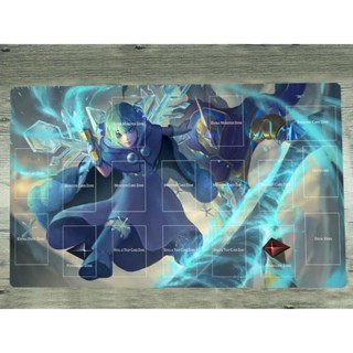 Yu-gi-oh! Ocg แผ่นรองเมาส์ ลายจิตรกรหิมะ x Mekk Knight Blue Sky สําหรับเล่นเกม
