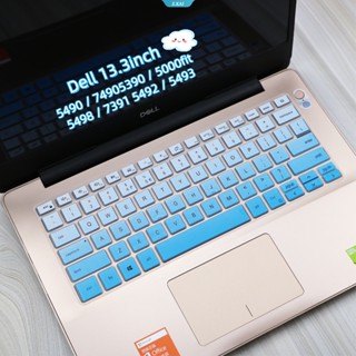 ฟิล์มซิลิโคน TPU กันน้ํา 13.3 นิ้ว สําหรับแป้นพิมพ์คอมพิวเตอร์ Dell 5490 7490 Inspiron 5390 5000fit 5498 7391 5492 5493 1 ชิ้น [ZK]