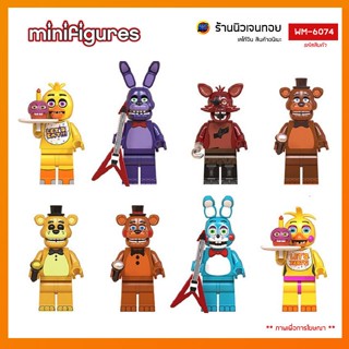 (พร้อมส่งในไทย) มินิฟิกเกอร์ WM-6074  POGO XINH ชุด Middnight Bear ( ไม่มีกล่อง)