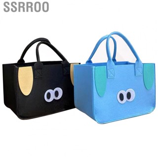 Ssrroo Felt Cartoon   Large  Durable Lovely Bag Practical Novel Multipurpose for Shopping Commuting