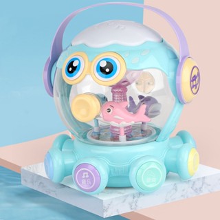 CCclamber Baby Story Machine Octopus Style Clap Drum Toy มัลติฟังก์ชั่นของเล่นเพลงเพื่อการศึกษาในช่วงต้น