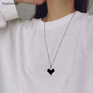 [hushcorgi] ใหม่ สร้อยคอโชคเกอร์ สายโซ่ จี้รูปหัวใจ เครื่องประดับ สําหรับผู้หญิง พร้อมส่ง