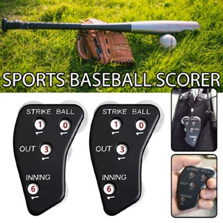 New 2pcs 4 Wheel Umpire Indicator Umpire Clicker Umpire Gear Baseball Clicker