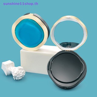 Sunshop กล่องพัฟเปล่า 15 กรัม 0.5 ออนซ์ แบบพกพา พร้อมกระจกฟองน้ําแต่งหน้า สําหรับบีบีครีม รองพื้น TH