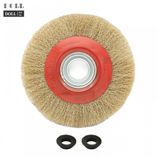 ⭐READY STOCK ⭐Wheel Brush 0.8in Bore 4Inch Flat Crimped Stainless Steel Wire Wheel Brush