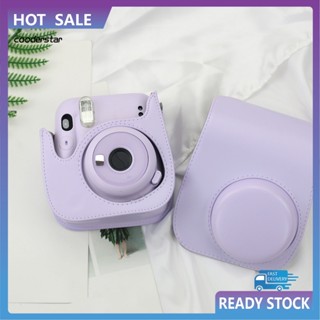 Cood เคสกระเป๋าใส่กล้อง หนังเทียม สําหรับ Fuji Polaroid Mini12