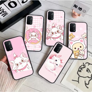 เคสโทรศัพท์มือถือแบบนิ่ม ลายการ์ตูนแมวมารี C52 สําหรับ OPPO A12E A15 A15S A53S A55 A56 A53 A32 A16 A16S A54S A54 A8 A31