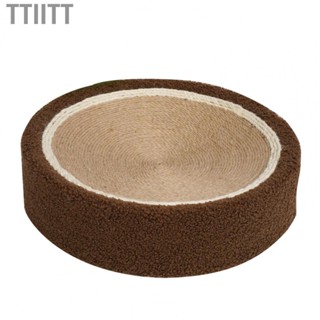 Ttiitt Scratch Bowl  Sisal Scratching Bed for Rest Indoor