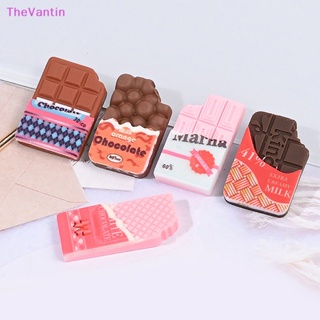 Thevantin โมเดลช็อคโกแลตจําลอง ขนาดเล็ก สําหรับตกแต่งบ้านตุ๊กตา 5 ชิ้น