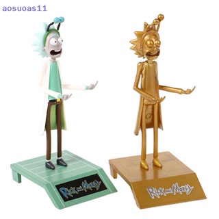 โมเดลฟิกเกอร์ อนิเมะ Aosuoas Rick Sanchez and Morti แฮนด์เมด ของเล่นสําหรับเด็ก