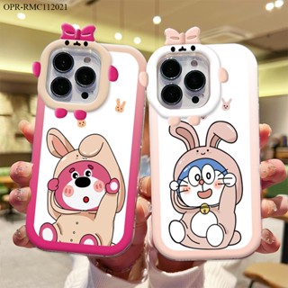 Realme C2 C3 C11 C20 C20A C21 C33 C30 2021 Cartoon Astronaut Case เคสเรียวมี สำหรับ Case Cartoon Pajama Characters เคส เคสโทรศัพท์ เคสมือถือ Full Cover Hard Phone Cases Casing