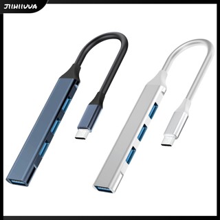 Jl- ฮับแยก USB 3.0 4 พอร์ต USB 2.0 USB 3.0 Type-C พร้อมสายเคเบิลขยาย สําหรับแล็ปท็อป