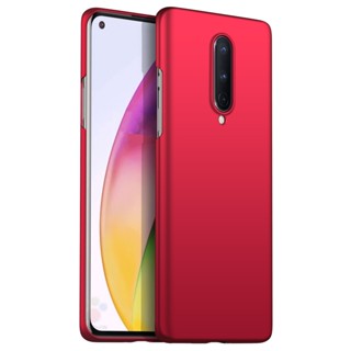 สําหรับ Oneplus 8 Pro เคสสีพื้น พื้นผิวเรียบง่าย พลาสติกแข็ง มีสไตล์ กันกระแทก เคสป้องกัน บาง สําหรับ Oneplus8 เคส