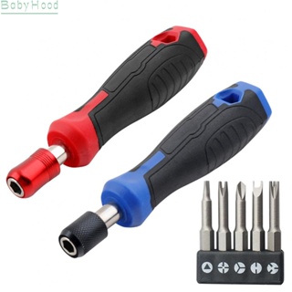 【Big Discounts】Screwdriver Handle Y 1/4\ Adapter Header Chrome-plated Comfortable Grip#BBHOOD