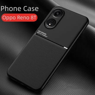 เคสโทรศัพท์มือถือหนัง กันกระแทก มีแม่เหล็กติดรถยนต์ สําหรับ Reno 8 T 8t 8 pro plus 8pro+ 8Z Reno8 T Reno8T Reno8pro 4G 5G Reno 8 T Reno8T 4G