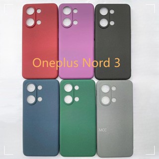 เคสโทรศัพท์มือถือแบบนิ่ม ผิวด้าน บางมาก สีพื้น เรียบง่าย สําหรับ 1+ Oneplus Nord 3