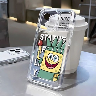 ใหม่ เคสโทรศัพท์มือถือนิ่ม ลาย SpongeBob SquarePants สําหรับ Apple Iphone 8p 7 11 14Promax 1213 GFS6