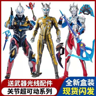 Zuis จัดส่งในเวลา: โมเดลหุ่นยนต์รถยนต์ Zeta Ultraman ขยับข้อต่อได้ ของเล่นสําหรับเด็กผู้ชาย 6