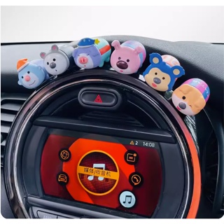 MINI COOPER Dashboard Doll Decoration COUNTRYMAN CABRIO Paceman JCW CLUBMAN F54 F55 F56 F57 F60 R60 R56 R55 R61 Screen Console Cartoon Dog Decoration