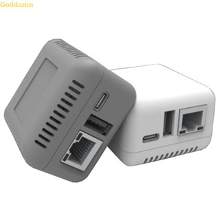 Godd พอร์ตเซิร์ฟเวอร์เครือข่าย USB 2 0 10 100Mbps เป็น USB 2 0 RJ-45 LAN WiFi USB