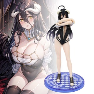 20 ซม. Taito Coreful Overlord ชุดว่ายน้ํา Albedo เซ็กซี่สาวพีวีซีแอคชั่นฟิกเกอร์ของสะสมของเล่นโมเดล