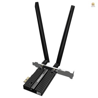 Comfast CF-AX200 PRO อะแดปเตอร์การ์ดเครือข่าย WiFi ไร้สาย 2.4G 5.8G Dual-band WiFi6 3000Mbps BT5.2 PCI-E สําหรับคอมพิวเตอร์ตั้งโต๊ะ