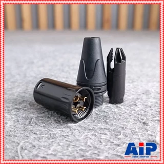 แพ็ค4ตัว TADA GYX-02BK XLR ผู้ สีดำ ปลั๊กแคนนอนตัวผู้ CANNON GYX02BK GYX 02BK เอไอ-ไพศาล