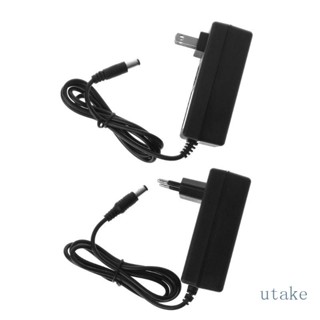 Utake อะแดปเตอร์ชาร์จแบตเตอรี่ลิเธียม 12 6V สําหรับ DC 2A EU US