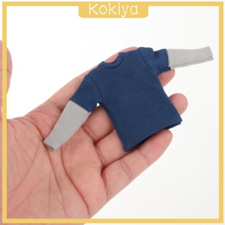 [Kokiya] เสื้อยืดลําลอง แขนสั้น คอกลม พิมพ์ลาย สเกล 1/12 สําหรับฟิกเกอร์ 6 นิ้ว แต่งตัว