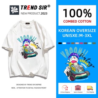 TrendSir มาแล้วจ้า🥰 สินค้าใหม่ เสื้อโอเวอร์ไซส์ มีของพร้อมส่ง ออกแบบเสื้อผ้าสําหรับสาว ใหม่และเป็นมิตรกับสิ่งแวดล้อม M-3XL