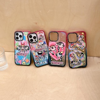 เคสโทรศัพท์มือถืออะคริลิค กันกระแทก ลายการ์ตูน Powerpuff Girls สําหรับ iPhone 14 13 12 Pro Max