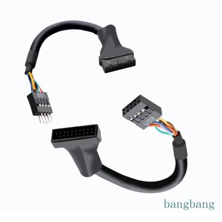 Bang ใหม่ อะแดปเตอร์แปลงเมนบอร์ด Usb3 0 เป็น 2 0 20Pin Usb3 0 ตัวผู้ เป็น 9Pin Usb2 0 ตัวเมีย