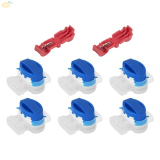 【VARSTR】Original and Exquisite Cable Connector Clamps 6 Wiring Terminals 2 Cable Clamps