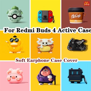 【Trend Front】เคสหูฟัง แบบนิ่ม ลายการ์ตูน สําหรับ Redmi Buds 4 Redmi Buds 4