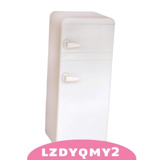 [Lzdyqmy2] โมเดลตู้เย็นจําลอง ขนาดเล็ก 12 สเกล สําหรับตกแต่งบ้านตุ๊กตา 1 ชิ้น