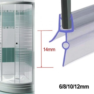 Shower Seal Rubber Strip Sealant Strip Shower Room Bottom Transparent Bathroom