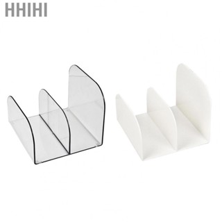 Hhihi Desktop Bookshelf  Durable Simple Shape Practical Book Ends for Office