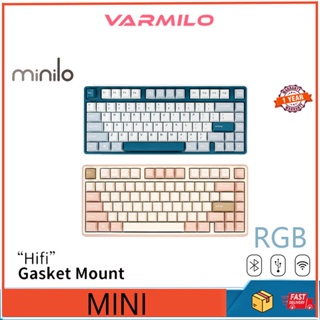 Varmilo คีย์บอร์ดเมคคานิคอล RGB Backlit 81 คีย์ ขนาดเล็ก พร้อมสวิตช์ 3 โหมด เปลี่ยนได้ และการออกแบบกะทัดรัด