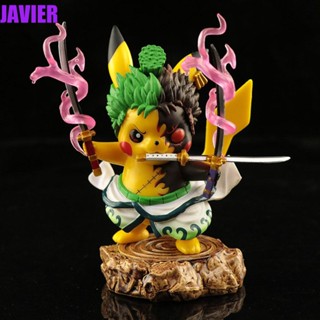 ตุ๊กตาฟิกเกอร์ Pikachu Roronoa Zoro ของเล่นสําหรับเด็ก