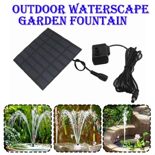 Solar Powered Fountain Floating Water Pump for Outdoor Bird Bath Garden Pond