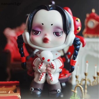 ใหม่ Skullpanda x The Addams Family Series Mystery Box On Blind Box ของเล่น [nanami1ge]