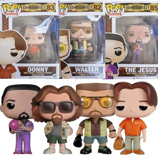 โมเดลฟิกเกอร์ The Big Lebowski Funko POP The Dude 81 Walter Donny 83 85 The Jesus สําหรับตกแต่งออฟฟิศ