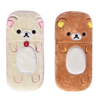 กล่องใส่แว่นตา ผ้ากํามะหยี่ขนนิ่ม ลายการ์ตูนอนิเมะ Rilakkuma น่ารัก