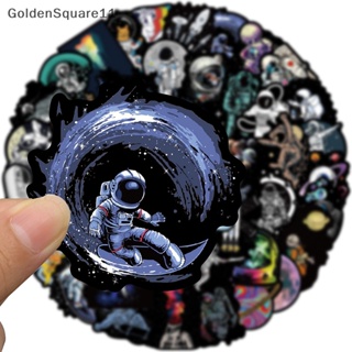 Goldensquare สติกเกอร์ ลายนักบินอวกาศ กราฟฟิติ อวกาศ สําหรับติดตกแต่งรถยนต์ กระเป๋าเดินทาง โน้ตบุ๊ก กีตาร์ 50 ชิ้น