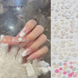 Youyo เครื่องราง ลายดอกไม้ 3d AB Rose 3d สําหรับตกแต่งเล็บอะคริลิค DIY