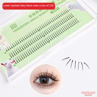 XIXI Gift Glue Slim Fake Eyelashes Lazy Fan Fake Eyelashes Cat Ears Lash Segmented Single Cluster Naturally Beautifully Enlarge The Eyes [prettylady]