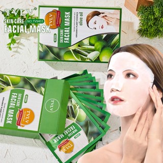 Tvlv OLIVE OIL FACIAL MASK มาส์กหน้า ให้ความชุ่มชื้น ปลอบประโลมผิว