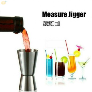 【VARSTR】Measure Cup Bar Pub Jug Double Tone Exquisite Home Measuring Cup Shaker