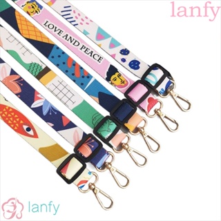 Lanfy สายคล้องโทรศัพท์มือถือ แบบคล้องคอ ปรับได้ กันหาย ถอดออกได้